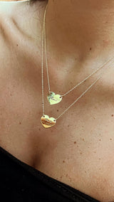 HEART NECKLACE IN 18KT GOLD