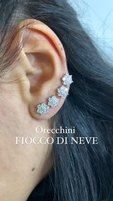 ORECCHINI FIOCCHI DI NEVE