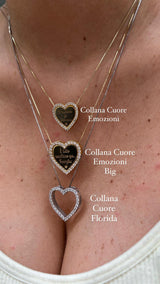 COLLANA CUORE EMOZIONI BIG