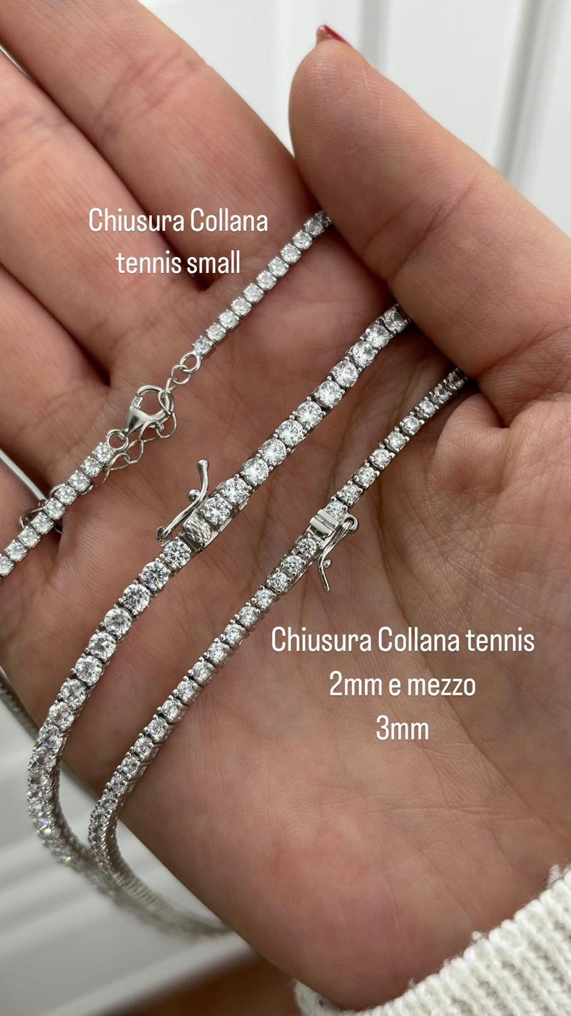 COLLANA TENNIS DA 2MM E MEZZO