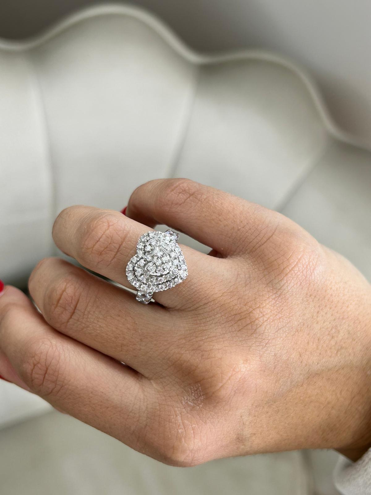ANELLO CUORE BIG CON VERETTA
