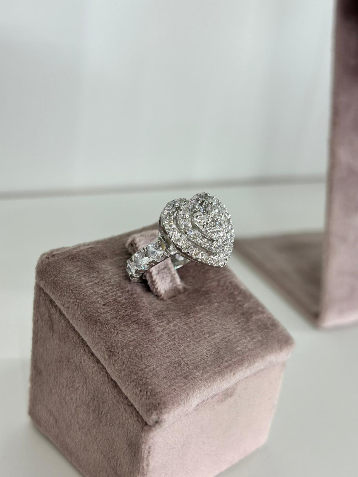 ANELLO CUORE BIG CON VERETTA