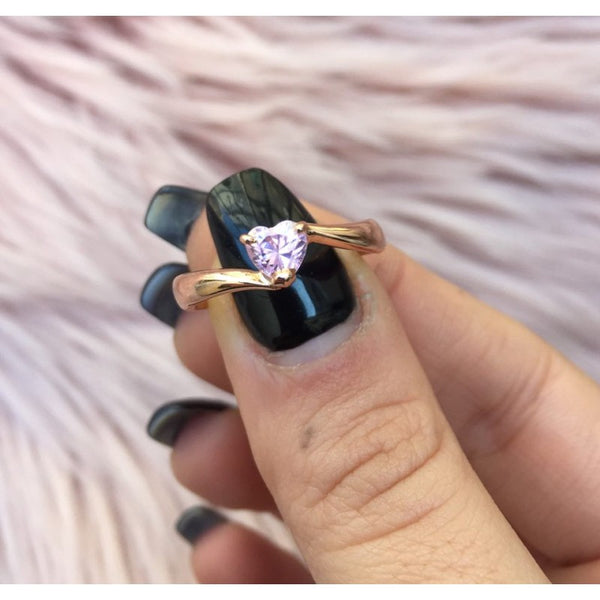 VALENTINO MODEL RING WITH PETRA PINK HEART