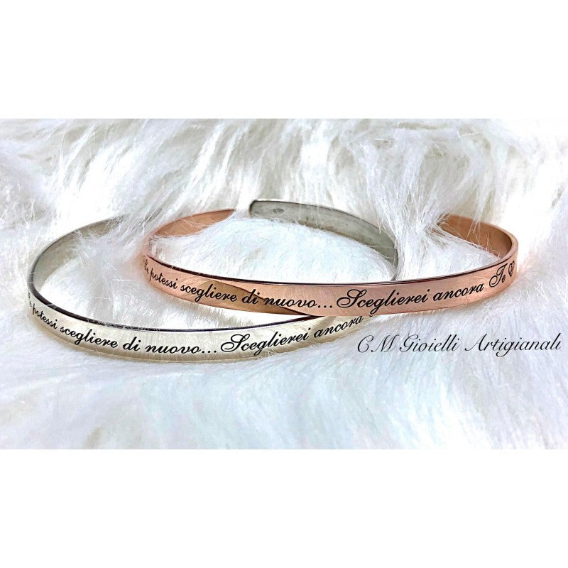 BRACCIALE RIGIDO PERSONALIZZATO