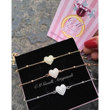 COLLANA CHOKER CON CUORE ZIRCONATO