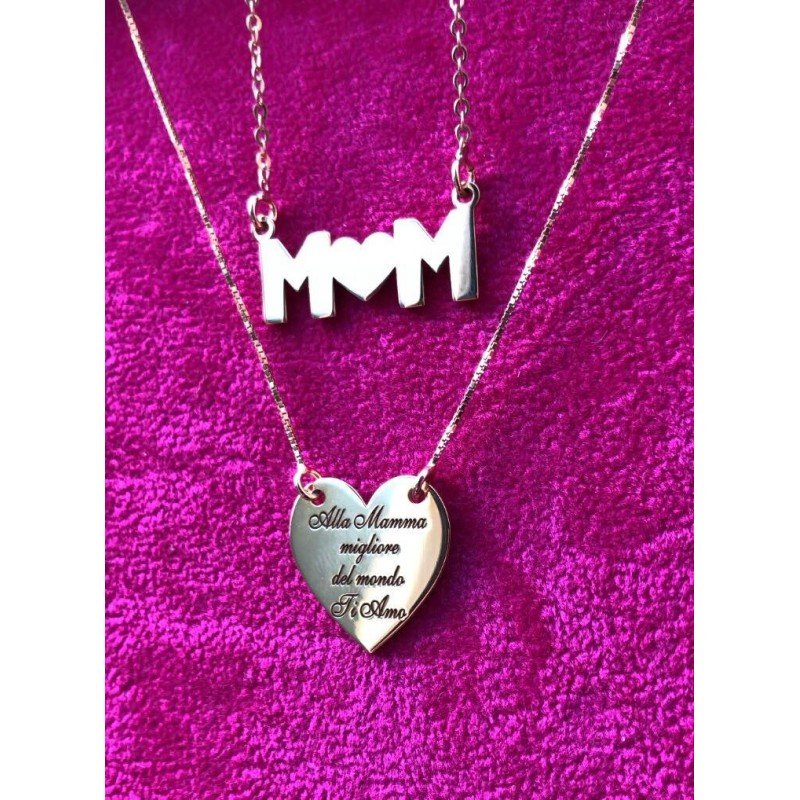 MOM HEART NECKLACE 