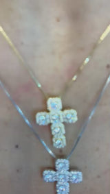 COLLANA CROCE DIAMOND